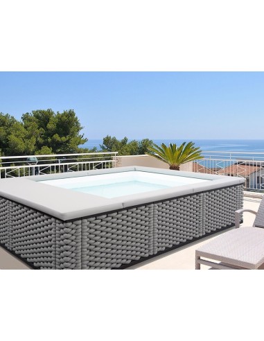 PISCINA MODELO NINFEA 2 BURBUJAS Y CALENTADOR COLOR MONET LAGHETTO