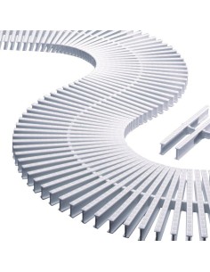 MÓDULO REJILLA TRANSV. PARA CURVAS PP BLANCO ASTRALPOOL