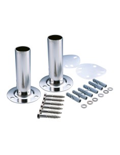 CONJUNTO 2 ANCLAJES DESMONTABLE CON PLETINA AISI316 ASTRALPOOL 2