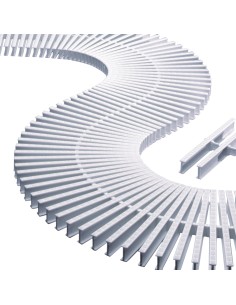 MÓDULO REJILLA TRANSV. PARA CURVAS PP BLANCO ASTRALPOOL 2