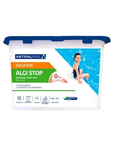 ANTIALGAS ALGISTOP 0% COBRE ENVASE 1 Kg. (granulado) ASTRALPOOL 2