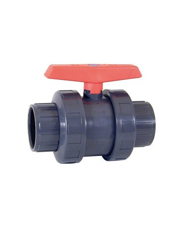 VALVULA DE BOLA PN-10" PVC-U (PE-EPDM) encolar  CEPEX