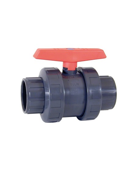 VALVULA DE BOLA PN-10" PVC-U (PE-EPDM) encolar  CEPEX