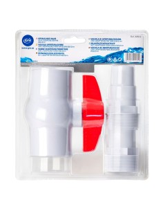 Válvula Bola + 2 conectores roscados Ø38-32 GRE 2