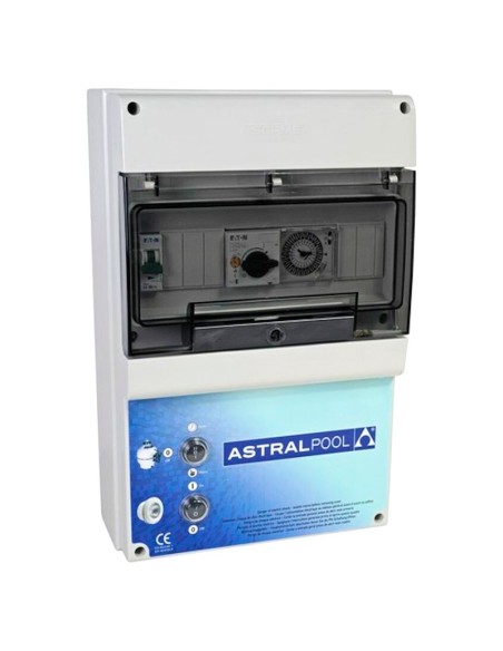 ARMARIO DE PROTECCION BOMBA + TRANSFORMADOR + CONTROL DE LUZ  ASTRALPOOL