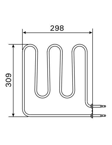 RESISTENCIA ELÉCTRICA SAUNA VEGA BC45 1.500W HARVIA