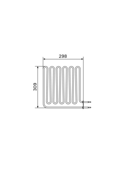 RESISTENCIA ELÉCTRICA SAUNA VEGA C9 3000W (Unidad) HARVIA