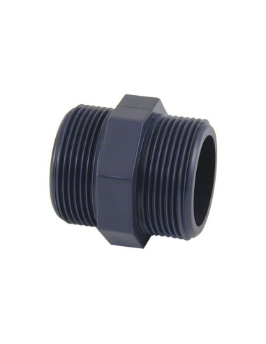 MANCHÓN DOBLE ROSCA PVC roscar macho CEPEX